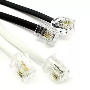 RJ11 ADSL Router Kabel Telefonkabel für BT/SKY/PlusNet Breitband Telefon Posten - Bild 1 von 14