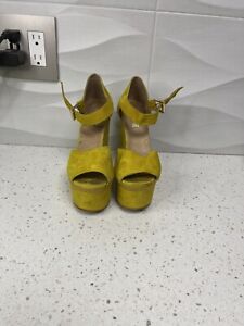 Topshop Ankle Strap Wedges from Topshop Sz 8
