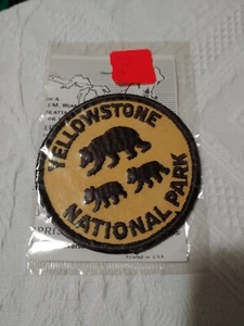 Vtg NOS Sealed Trailblazer Yellowstone National Park Patch Emblem - Picture 1 of 4