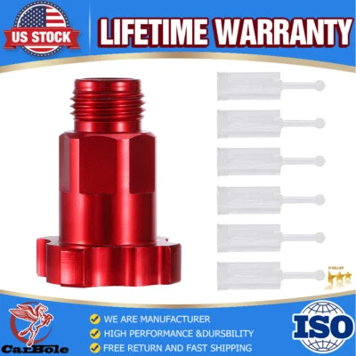 Kit de adaptador de taza de pistola pulverizadora MPS 843 elementos para la mayoría Devilbiss GTI GFG Finishline Foto 1 de 4