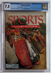 1954 Sports Illustrated Second Issue Ever with Mickey Mantle Card CGC 7.5 - Picture 1 of 2