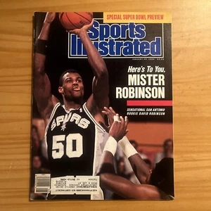 Sports Illustrated 29. Januar 1990 David Robinson Rookie Cover - Bild 1 von 3