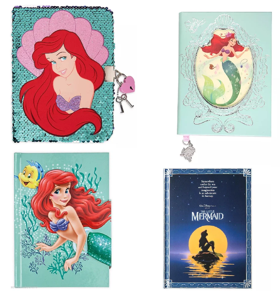 Disney Store Journal Ariel The Little Mermaid Diary 30th Anniversary New  - Image 1 of 1