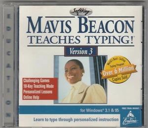 Mavis Beacon Teaches Typing Ver. 3 CD-Rom for Windows 3.1 & 95 by Softkey - Picture 1 of 4