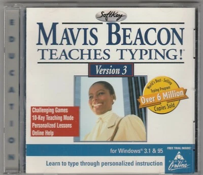 Mavis Beacon Teaches Typing Ver. 3 CD-Rom for Windows 3.1 & 95 by Softkey - Image 1 of 4