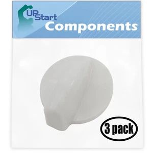 3-Pack Replacement Dryer Timer Knob for Whirlpool 7MGHW9100MW0, 7MGHW9400PW1 - Picture 1 of 1
