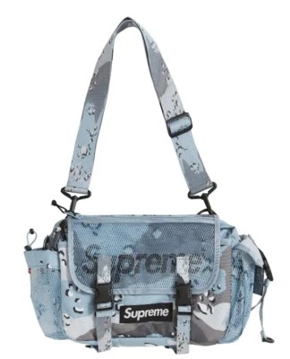Auténtico Nuevo Bolso Cintura Supreme Malla Azul Chocolate Chip Camuflaje SS20 Foto 1 de 4