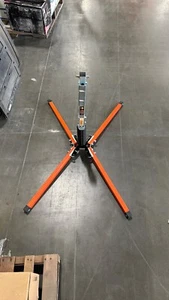 (LOTE DE 4) Soporte para letrero Dynalite de seguridad grueso 22" patas de acero bloqueo de tornillo 102-014-007 - Imagen 1 de 7