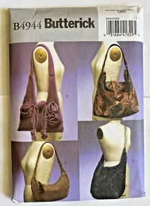 Butterick B4944 Shoulder Bags Pattern UNCUT - Picture 1 of 3