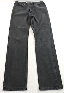 Lee Jeans Mens FITS 35x36 Regular Fit Tag 36x36 Washed Out Black Denim Jeans