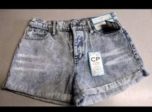 CP Jeans Woman Distress Denim Mom Shorts - Neu - Bild 1 von 3