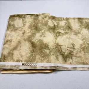 vintage classic cottons fabric gray beige tie dye 43x104 2.8 yards 2001 y2k 90s - Picture 1 of 12