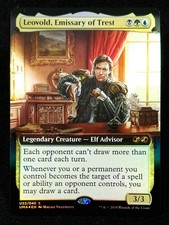 MTG 1x Leovold, Emissary of Trest Ultimate Masters Foil Box Topper