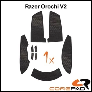 Corepad Soft Grips black Razer Orochi V2 Self-Adhesive Mouse Grip Tapes Sticker - Picture 1 of 1