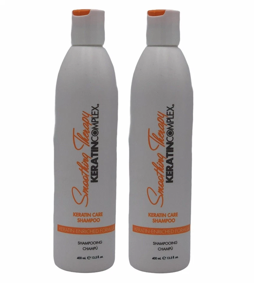 2 Pack Keratin Complex Smoothing Therapy Keratin Care Shampoo 13.5 oz - Image 1 of 1