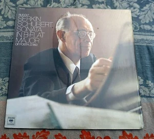Vinyl LP: Rodolf Serkin, Schubert “Sonata in B-Flat Major”, 1976 CBS Masterworks - Picture 1 of 7