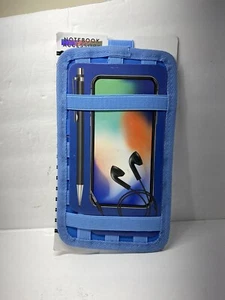 Book Journal Notebook Pen phone stylus Accessory Pouch - grey school paper - Picture 1 of 2