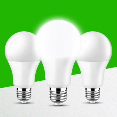 E27 ES LED Globe Light Bulbs Lamps 3W 5W - 15W 18W 20W Low Heat White 220V Lamps - Image 1 of 4