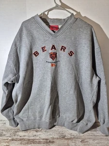 Sudadera De Colección Chicago Bears Para Hombre XXL Gris Años 90 NFL - Imagen 1 de 4