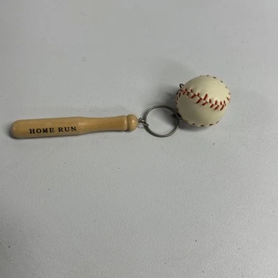 Home Run Baseball Bat & Baseball Ball Keychain 22 - Image 1 of 4