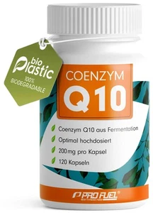 Q10 Kapseln hochdosiert 120x mit 200mg Coenzym Q10 pro Kapsel hochwertiges - Bild 1 von 12