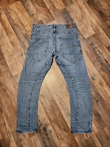 G-Star RAW Restored Denim Type-C 3D Tapered Distressed Jeans 33x32 sick wash ! - Picture 1 of 23