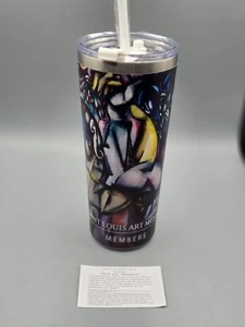 NEW St. Louis Art Museum 24 Oz Insulated Cup Tumbler Members No Skid Bottom - Picture 1 of 3