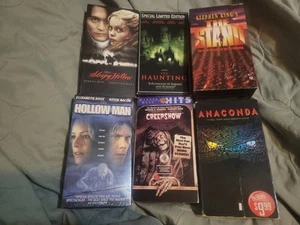 Horror VHS Lot Creepshow Hollow Man The Stand - Picture 1 of 3