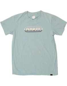 O'NEILL Mens Graphic T-Shirt Top Large Blue Cotton EJ07 - Picture 1 of 4