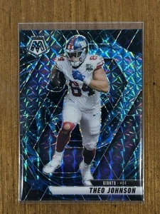 2025 Panini Mosaic Theo Johnson Genesis Case Hit #217 New York Giants - Picture 1 of 2
