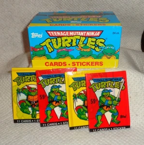 TEENAGE MUTANT NINJA TURTLES - SERIE #1 CELLO BOX - 24 SEALED PACKS - 11 KARTEN + - Bild 1 von 1