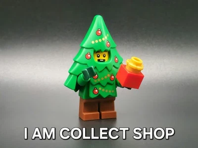 LEGO MINIFIG CHRISTMAS TREE COSTUME KID CHRISTMAS TREE WINTER VILLAGE CITY (NEW) - Image 1 of 4