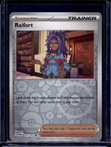Raifort SV06: Pokémon Mascarada Crepúsculo #161/167 Holograma Inverso Casi Nuevo+ - Imagen 1 de 2