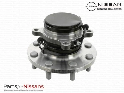 Genuíno Nissan NV2500 NV3500 conjunto de cubo de roda dianteira 40202-1PA0A NOVO FABRICANTE DE EQUIPAMENTO ORIGINAL - Imagem 1 de 4