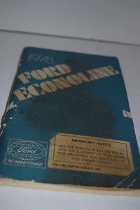 Vintage 1976 Ford Econoline Operator's Manual  - Picture 1 of 1