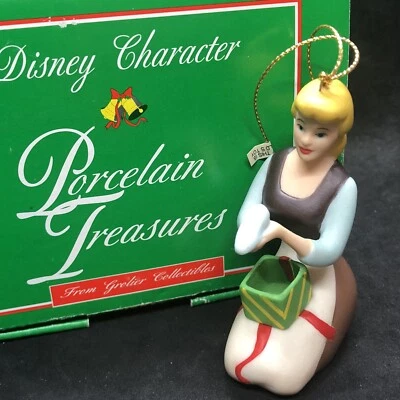 Grolier Cinderella Christmas Ornament Porcelain Treasures Collection W/ Box - Image 1 of 4
