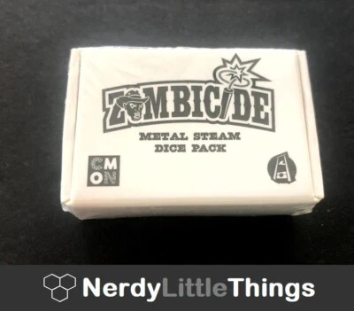 CMON - Kickstarter - Zombicide Undead or Alive - Metal Steam Dice / Würfel Set