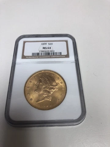 1899 $20 Liberty Cover