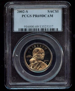 2002-S PCGS SACAGAWEA DOLLAR PR69DCAM 442 - Picture 1 of 1
