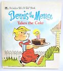 DENNIS THE MENACE TAKES THE CAKE Golden Tell-A-Tale Book 1987 hardcover by Namm