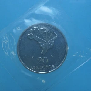 BRASILE 20 CRUZEIROS 1972 150 ANNI INDIPENDENZA ARGENTO SILVER COIN CURRENCY - Imagen 1 de 2