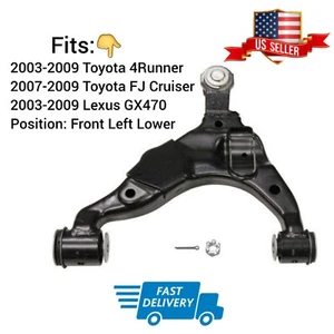 MOOG Front Driver Lower Control Arm + Ball Joint For Lexus GX470 Toyota 4Runner - Picture 1 of 10
