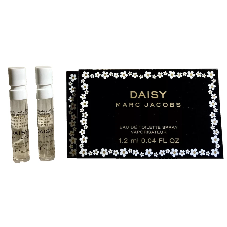 2x Marc Jacobs Daisy Eau de Toilette EDT muestra spray 0,04 oz, 1,2 ml cada uno Foto 1 de 1