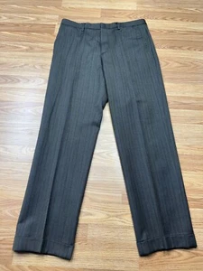 Etro Milano Wool Pants Brown Size 52 - Picture 1 of 8