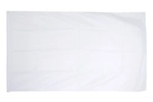 Einfarbig Weiß Hissflagge weisse Fahnen Flaggen 60x90cm - Bild 1 von 1