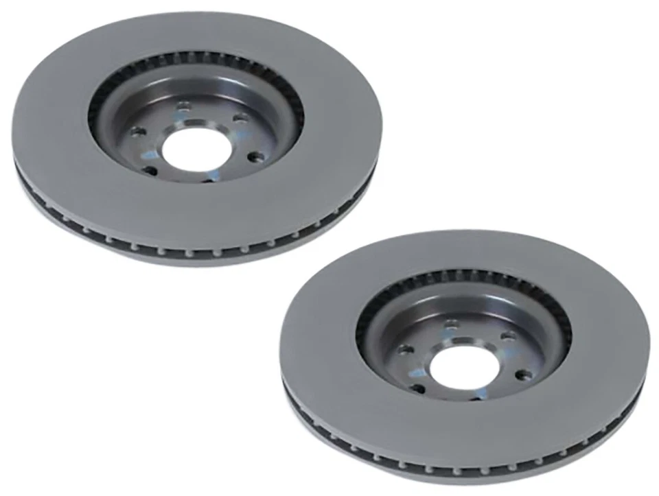 Juego de 2 rotores de freno de disco delanteros ACDelco GM OE para Cadillac SRX FWD 4 ruedas ABS Foto 1 de 1