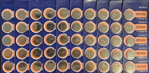 50 Stück CR1632 1632 XX LM1632 BR1632 Karte 3V Sony Dauer Lithium Batterie - Bild 1 von 7