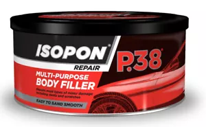Car Body Filler P38 Davids Isopon Easy Sand For Bodywork Dents Scratches 600ml - Picture 1 of 1