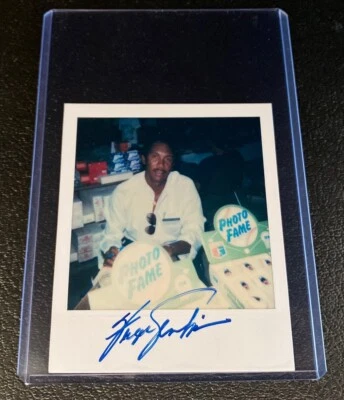 Fergie Jenkins Signed Polaroid Photo Autograph 1/1 Auto Type 1 Original JSA HOF - Image 1 of 4