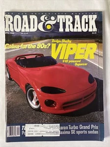 1989 April Road & Track Magazine Pontiac McLaren Turbo Grand Prix (CP179) - Picture 1 of 3